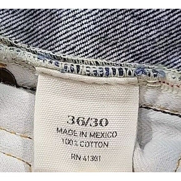 Polo Ralph Lauren Jeans Men’s Varick Slim Straight 36X30 Medium Wash Distressed - Picture 7 of 16